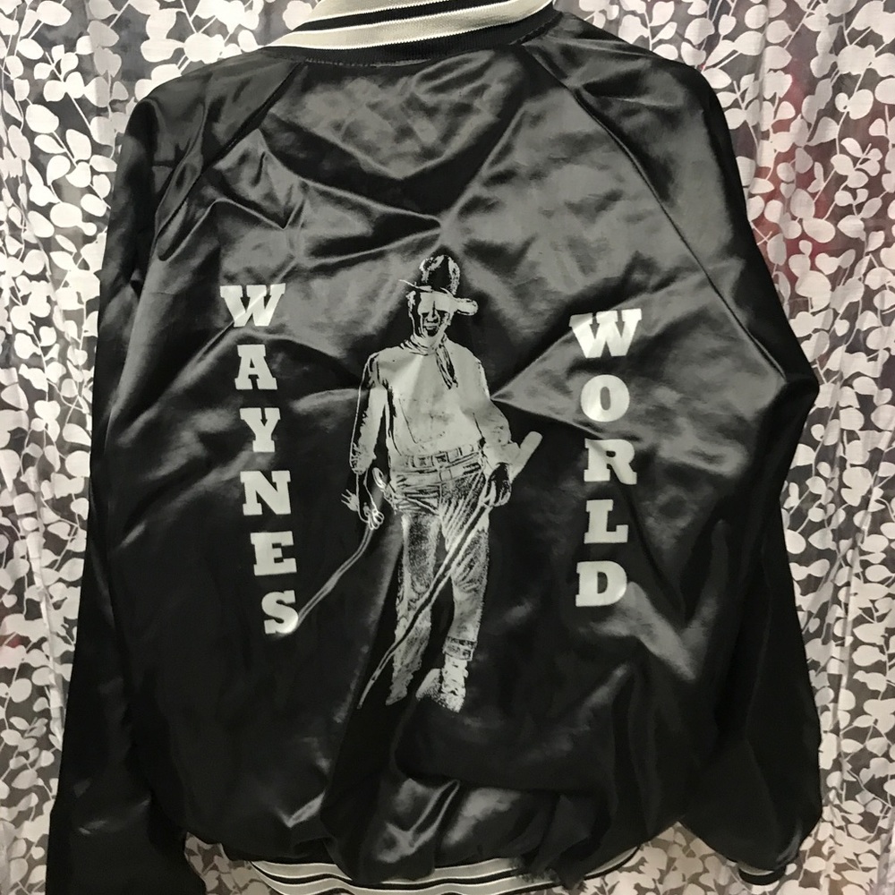 Wayne's world bomber jacket.